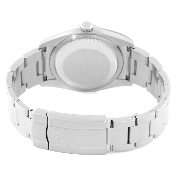 Rolex Oyster Perpetual 36 Grey Dial Steel Mens Watch 116000 Box Card - Image 9