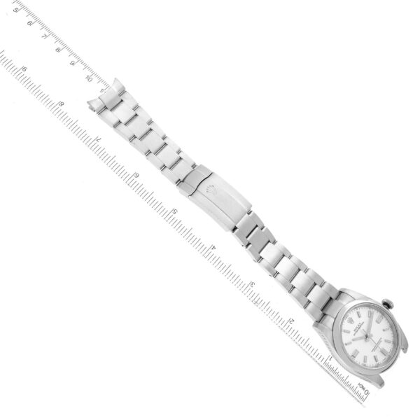 Rolex Oyster Perpetual 36 Silver Dial Steel Mens Watch 116000 - Image 10