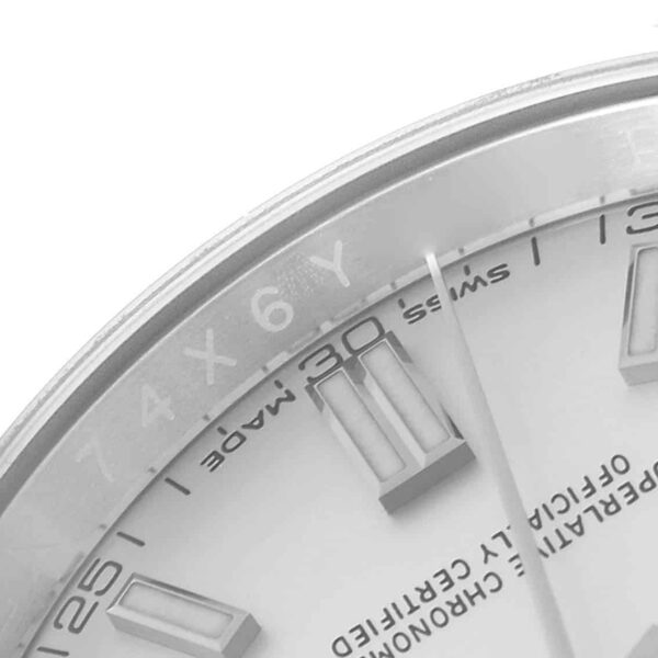 Rolex Oyster Perpetual 36 Silver Dial Steel Mens Watch 116000 - Image 6