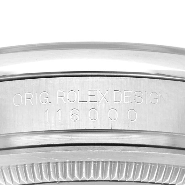 Rolex Oyster Perpetual 36 Silver Dial Steel Mens Watch 116000 - Image 7