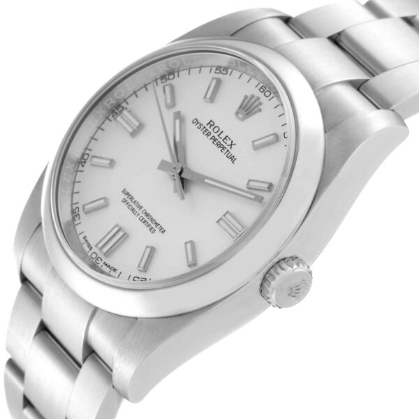 Rolex Oyster Perpetual 36 Silver Dial Steel Mens Watch 116000 - Image 5