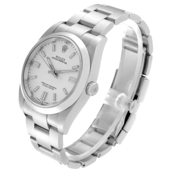 Rolex Oyster Perpetual 36 Silver Dial Steel Mens Watch 116000 - Image 4