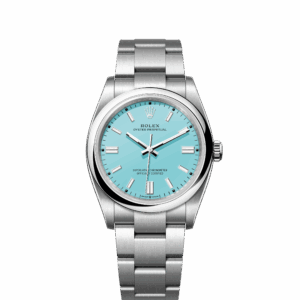 Rolex Oyster Perpetual 36, Turquoise blue dial, 36mm, Oystersteel Ref# 126000-0006