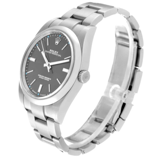 Rolex Oyster Perpetual 39 Rhodium Dial Steel Mens Watch 114300 - Image 4