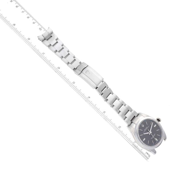 Rolex Oyster Perpetual 39 Rhodium Dial Steel Mens Watch 114300 - Image 10