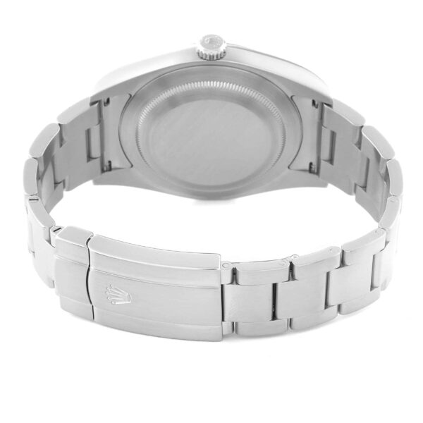Rolex Oyster Perpetual 39mm Blue Dial Steel Mens Watch 114300 - Image 9