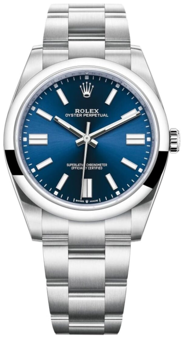 Rolex Oyster Perpetual 41 Blue Dial Steel Men's Watch M124300-0003