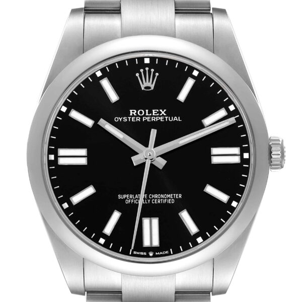 rolex oyster perpetual 41mm black dial steel mens watch 124300 box card 5339 fkeap.jpg