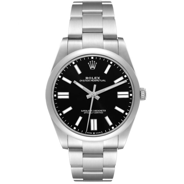 rolex oyster perpetual 41mm black dial steel mens watch 124300 box card 6761 8s4zs.jpg