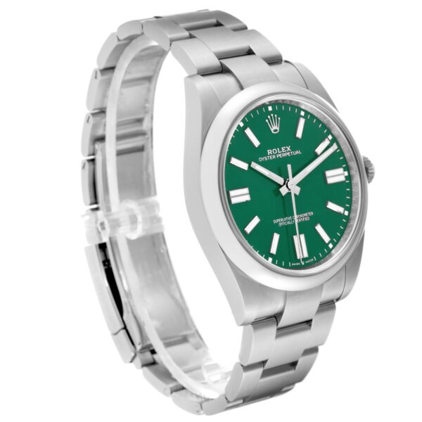 rolex oyster perpetual 41mm green dial steel mens watch 124300 unworn 4051 rjsie.jpg