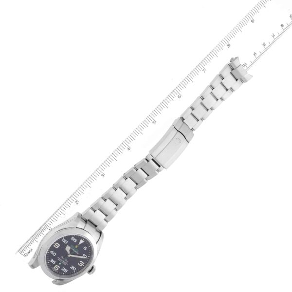 rolex oyster perpetual air king green hand steel mens watch 116900 box card 1295 dpsbb.jpg