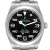rolex oyster perpetual air king green hand steel mens watch 116900 box card 3111 q38ic.jpg