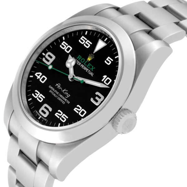 rolex oyster perpetual air king green hand steel mens watch 116900 box card 4328 6pzid.jpg