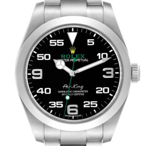 rolex oyster perpetual air king green hand steel mens watch 116900 box card 7408 jmqxs.jpg