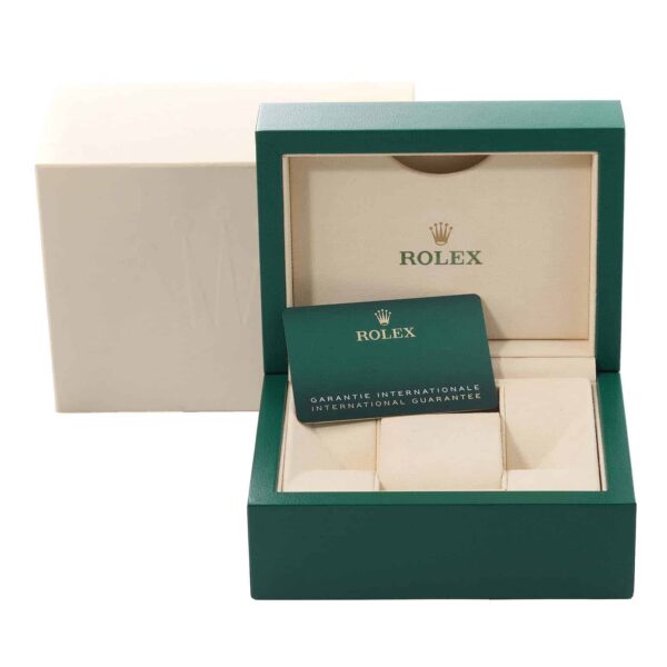 Rolex Oyster Perpetual Air King Green Hand Steel Mens Watch 116900 Box Card - Image 12