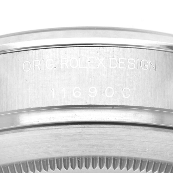rolex oyster perpetual air king green hand steel mens watch 116900 box card 8799 drqto.jpg