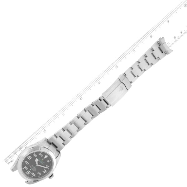 rolex oyster perpetual air king green hand steel mens watch 116900 box card 8802 2ddkv.jpg