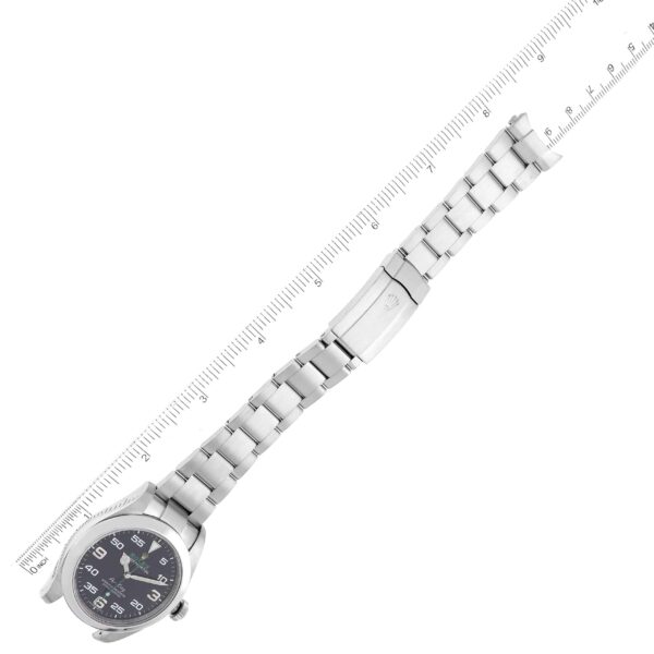 rolex oyster perpetual air king green hand steel mens watch 116900 card 4894 sgs6z.jpg