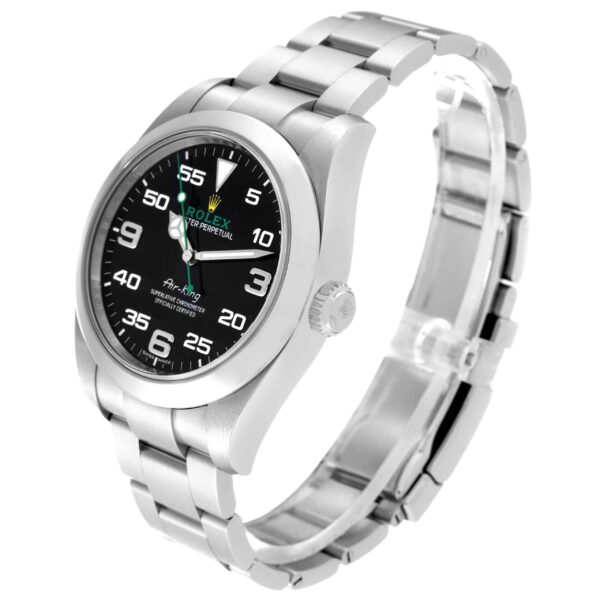 rolex oyster perpetual air king green hand steel mens watch 116900 card 5060 fxnla.jpg