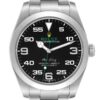 rolex oyster perpetual air king green hand steel mens watch 116900 card 7002 6qwkj.jpg