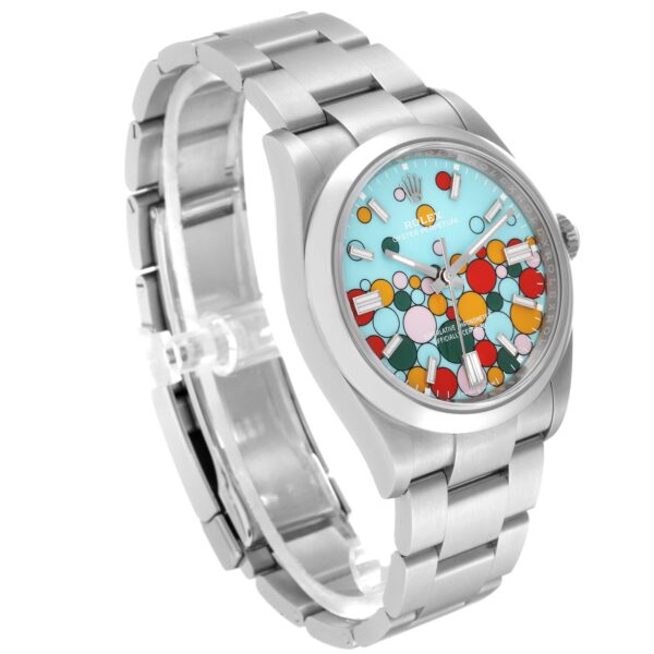 Rolex Oyster Perpetual Celebration Dial Steel Mens Watch 126000 Unworn - Image 3
