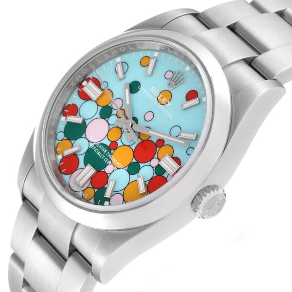 Rolex Oyster Perpetual Celebration Dial Steel Mens Watch 126000 Unworn - Image 5