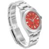 rolex oyster perpetual coral red dial steel mens watch 126000 box card 7648 3sfnn.jpg