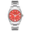 rolex oyster perpetual coral red dial steel mens watch 126000 box card 8827 r1h7s.jpg