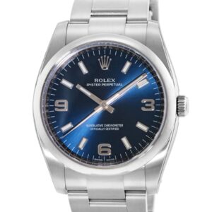 Rolex Oyster Perpetual No-Date Blue Dial Unisex Watch M114200-0014