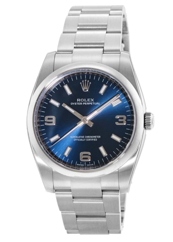 Rolex Oyster Perpetual No-Date Blue Dial Unisex Watch M114200-0014
