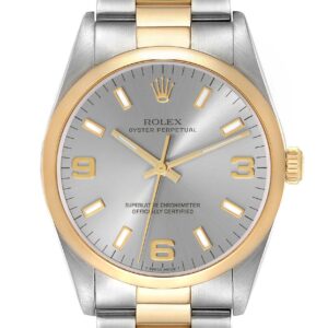 rolex oyster perpetual steel yellow gold slate dial mens watch 14203 3183 arquc.jpg