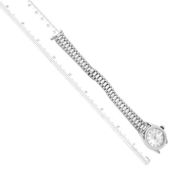 rolex president datejust white gold silver diamond dial ladies watch 69139 9139 ygtju.jpg