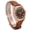 rolex president day date rose gold diamond ruby dial mens watch 118135 box card 2176 ipcuk.jpg