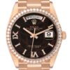 rolex president day date rose gold eisenkiesel dial diamond mens watch 128345 unworn 2423 yjxxc.jpg