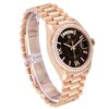 rolex president day date rose gold eisenkiesel dial diamond mens watch 128345 unworn 3043 wp67d.jpg