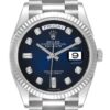 rolex president day date white gold blue diamond dial mens watch 128239 box card 4181 3qwbj.jpg
