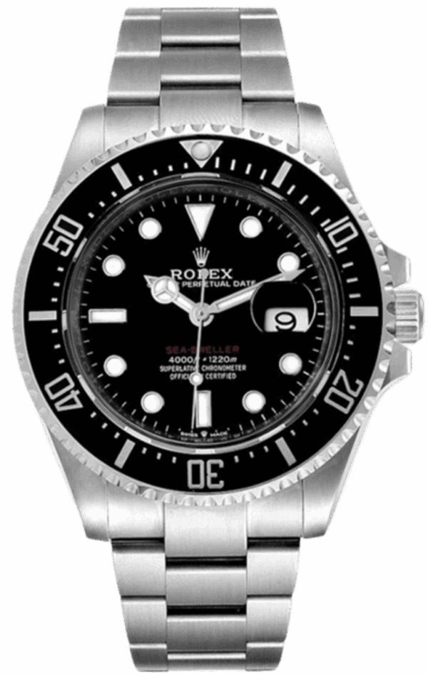 Rolex Sea-Dweller Black Dial Oystersteel Men's Watch M126600-0002