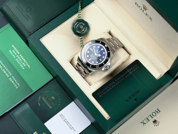 Rolex Sea Dweller Deepsea 44 Deep Blue Dial Stainless Steel Men's Watch 116660 - Image 3