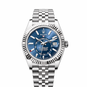Rolex Sky-Dweller, 42mm, Oystersteel and 18k White Gold, Blue, Jubilee, Ref# 336934-0006