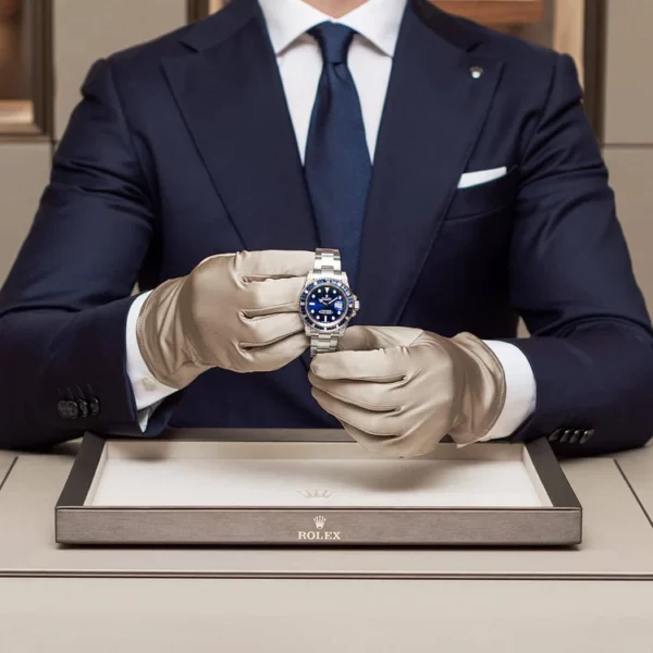 Rolex Submariner Date 116659 SABR 18K White Gold Diamonds Sapphires UNWORN - Image 11