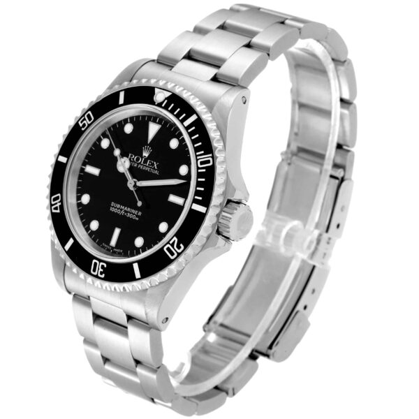 rolex submariner no date 40mm 2 liner steel mens watch 14060 box papers 5187 man1x.jpg