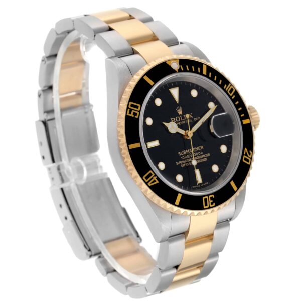 rolex submariner steel yellow gold black dial mens watch 16613 2896 ledpl.jpg