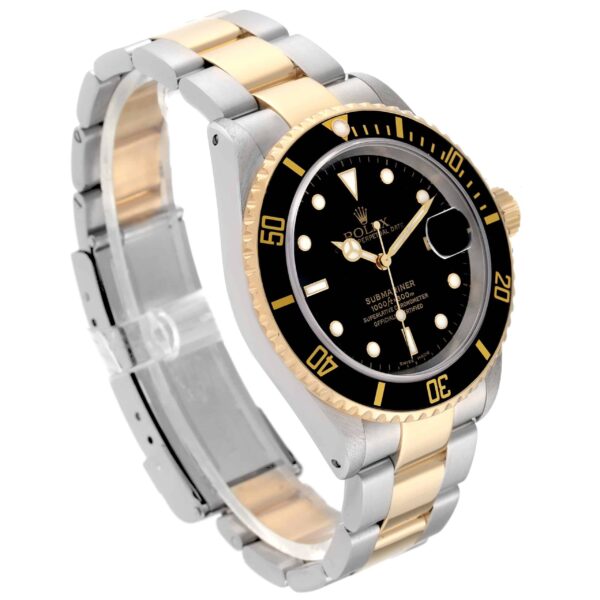 rolex submariner steel yellow gold black dial mens watch 16613 7594 egqg2.jpg