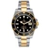 rolex submariner steel yellow gold black diamond dial mens watch 116613 box card 3732 hdtxh.jpg