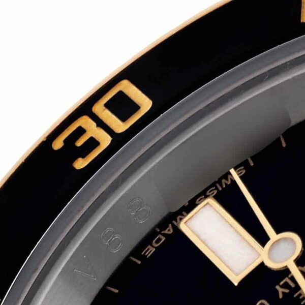 rolex submariner steel yellow gold black diamond dial mens watch 116613 box card 3808 krojr.jpg