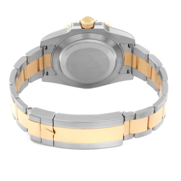 rolex submariner steel yellow gold black diamond dial mens watch 116613 box card 8718 jziku.jpg