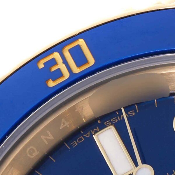 rolex submariner yellow gold blue dial ceramic bezel mens watch 116618 1028 jpbah.jpg