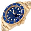 rolex submariner yellow gold blue dial ceramic bezel mens watch 116618 6425 geme6.jpg