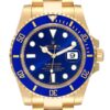 rolex submariner yellow gold blue dial ceramic bezel mens watch 116618 7483 keqfp.jpg