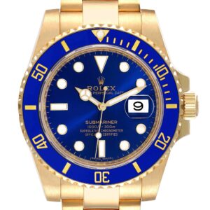 rolex submariner yellow gold blue dial ceramic bezel mens watch 116618 7483 keqfp.jpg
